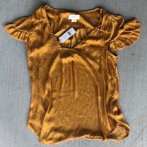 “Anthropologie” yellow top